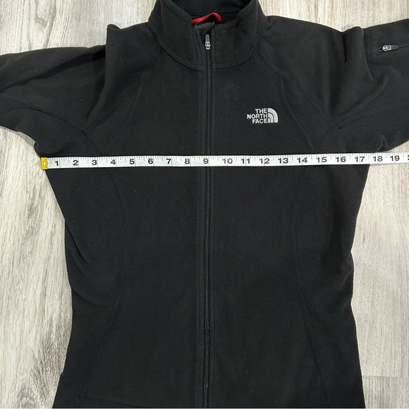 The North Face Black Full Zip Fleece Athletic Sweatshirt Long Sleeve Size S - Picture 3 of 8